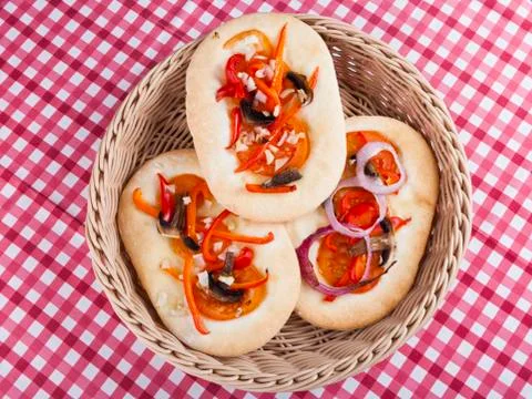 Vegetable pastry Stock Photos
