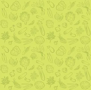 Vegetable pattern 스톡 일러스트