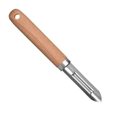 Vegetable peeler isolated on white background. New clean potato peeler Stock Photos