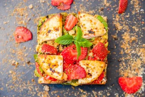 Vegetable pie with decoration Stock Photos