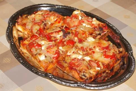 Vegetable pie Stock Photos