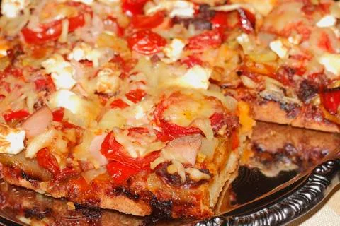 Vegetable pie 스톡 사진