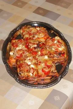 Vegetable pie Foto stock