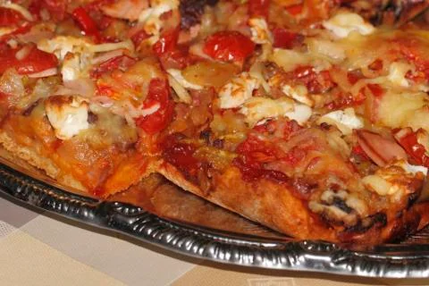 Vegetable pie Stock Photos