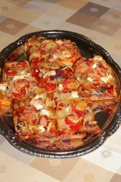 Vegetable pie Stock Photos