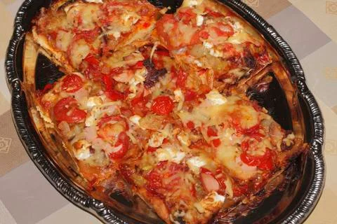 Vegetable pie Foto stock