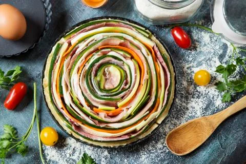 Vegetable pie Фото