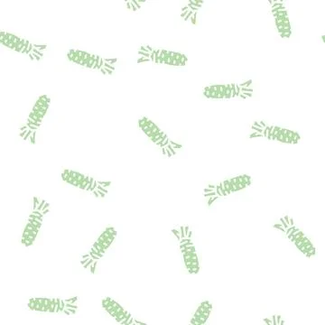 Vegetable plant wasabi glyph vector seamless pattern Stock Illustration