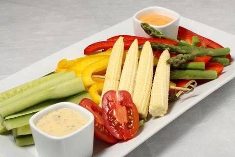 Vegetable plate Stock Photos