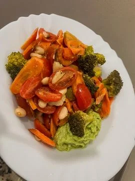 Vegetable Plate Stock-Fotos
