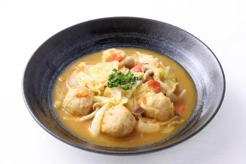 Vegetable with pork soup Stock Photos