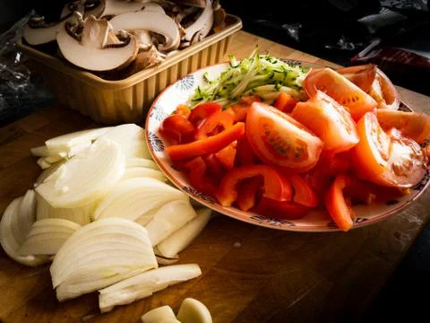 Vegetable Prep Stock Photos