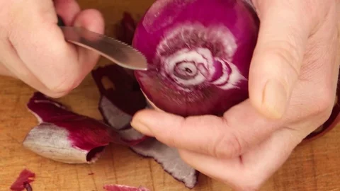Vegetable processing for cooking Stock Footage 82930583