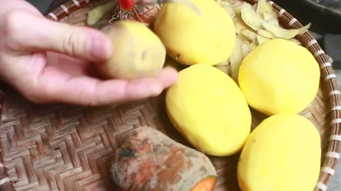 Vegetable processing Stock Footage 302159604
