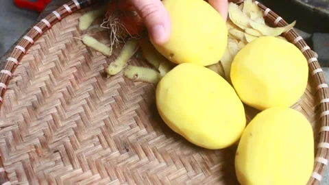 Vegetable processing Stock Footage 302159605