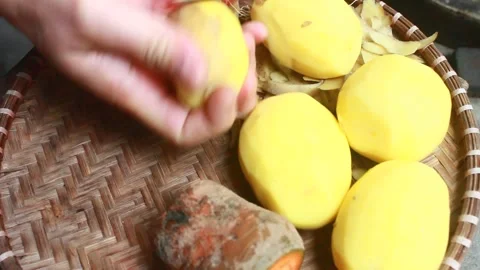 Vegetable processing Stock Footage 302159613