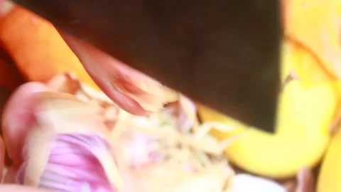Vegetable processing Stock Footage 302159702