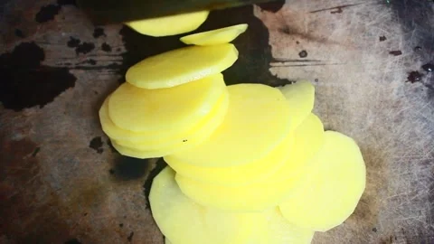 Vegetable processing Stock Footage 302159720