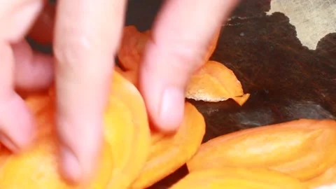 Vegetable processing Stock Footage 302159804