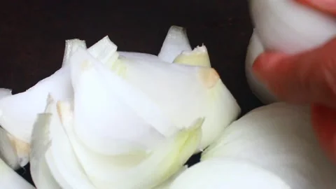 Vegetable processing Stock Footage 302159822