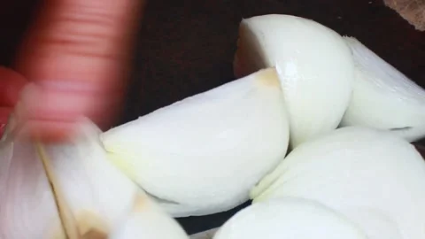 Vegetable processing Stock Footage 302159824
