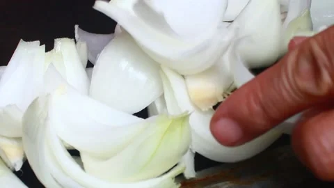 Vegetable processing Stock Footage 302159840