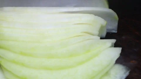 Vegetable processing Stock Footage 302159872