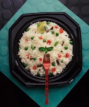 Vegetable pulao Stock Photos