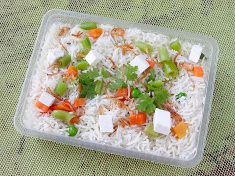 Vegetable pulao Stock Photos
