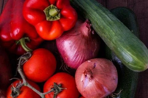 Vegetable ready for cooking Stock Photos