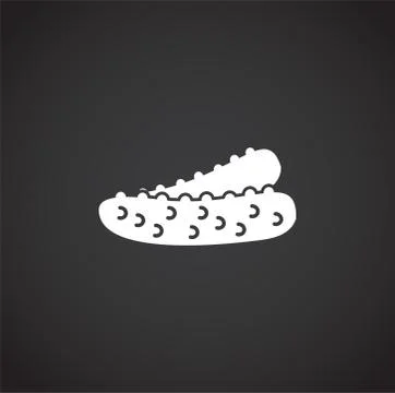 Vegetable related icon on background for graphic and web design. Creative Stock Illustration