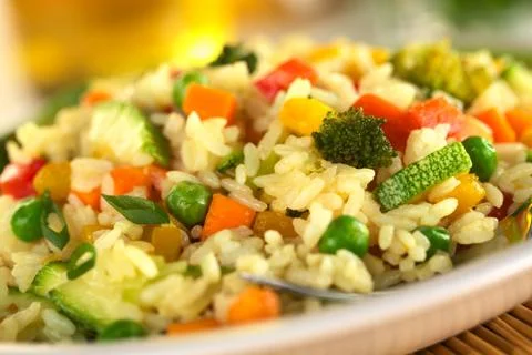 Vegetable risotto Stock Photos