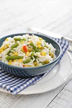 Vegetable risotto Stock Photos