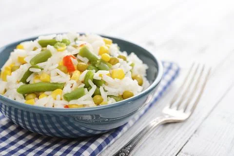 Vegetable risotto Foto stock