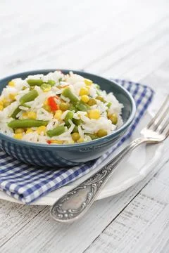 Vegetable risotto Foto stock