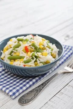 Vegetable risotto Stock Photos