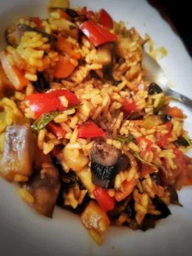 Vegetable Risotto 库存照片