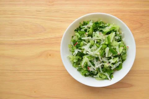 Vegetable salad in a bowl Stock Photos
