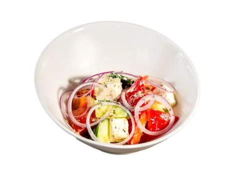Vegetable salad with cheese Stock Photos