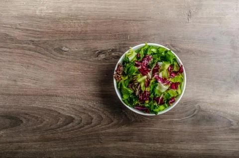 Vegetable salad with endive Stock Photos