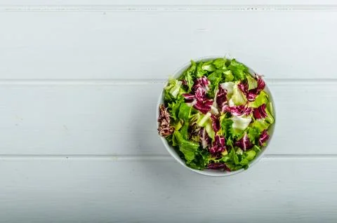 Vegetable salad with endive Stock Photos