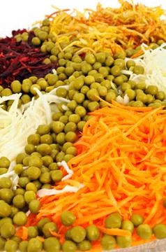 Vegetable salad Stock Photos