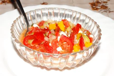 Vegetable salad Foto stock