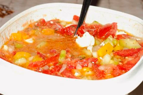 Vegetable salad Stock Photos