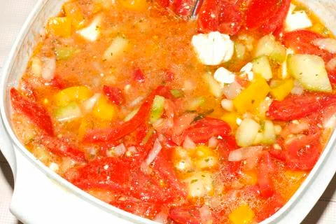 Vegetable salad Stock Photos