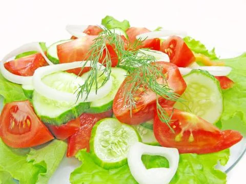 Vegetable salad Stock Photos