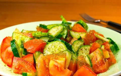 Vegetable salad Stock Photos