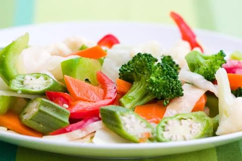 Vegetable salad Stock Photos