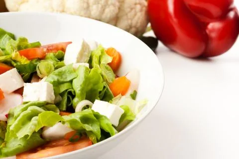 Vegetable salad Stock Photos