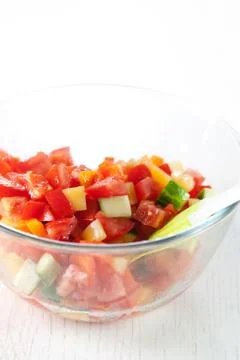 Vegetable salad Foto stock